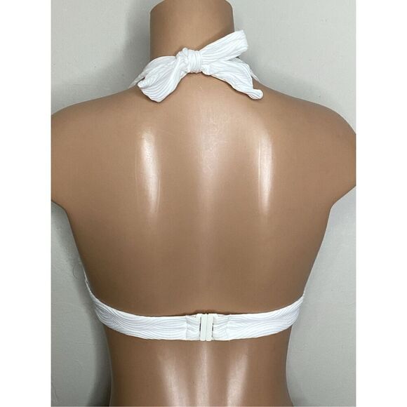 New. SEAFOLLY white high waisted bikini. US size 6/8. Retails $175 - Picture 7 of 12